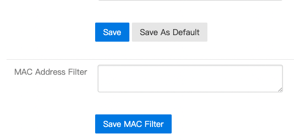mac address filter